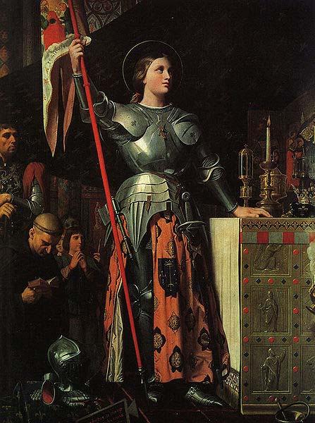 Jean Auguste Dominique Ingres Joan of Arc at the Coronation of Charles VII.